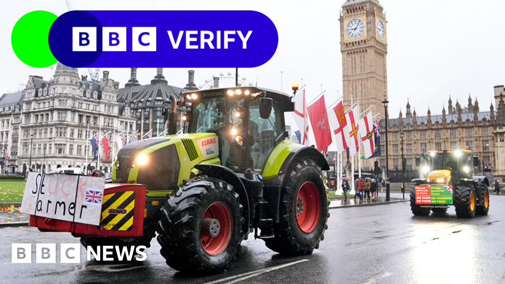 Farming tax row – BBC Verify on which figures are more reliable and why